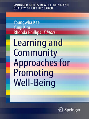 cover image of Learning and Community Approaches for Promoting Well-Being